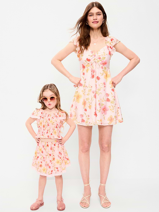 Old Navy Fit & Flare Sleeveless Linen-Blend Midi Dress — photo 4