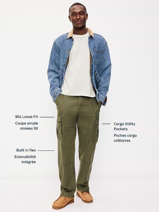 Old Navy 90s Loose Lived-In Cargo Pants — photo 6