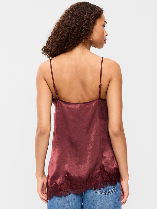 Old Navy Asymmetrical Lace-Trim Cami Top — photo 3