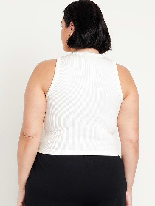 Old Navy Exhale Seamless Fitted Rib Tank — photo 9
