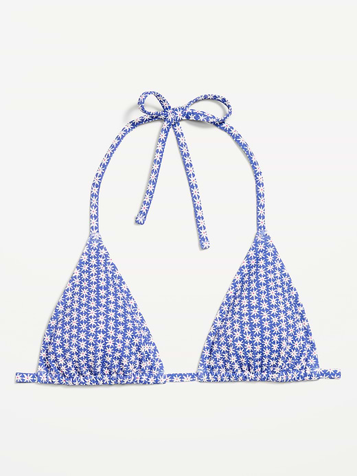Old Navy Pique Triangle String Bikini Swim Top — photo 5