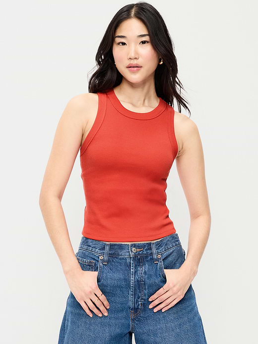 Old Navy Crop Ribbed Tank Top — photo 1