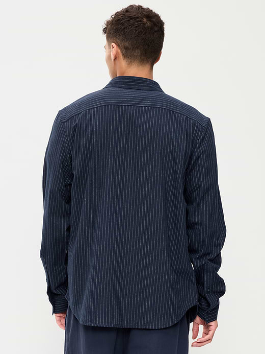 Old Navy Relaxed Long-Sleeve Flannel Pocket Shirt — photo 3