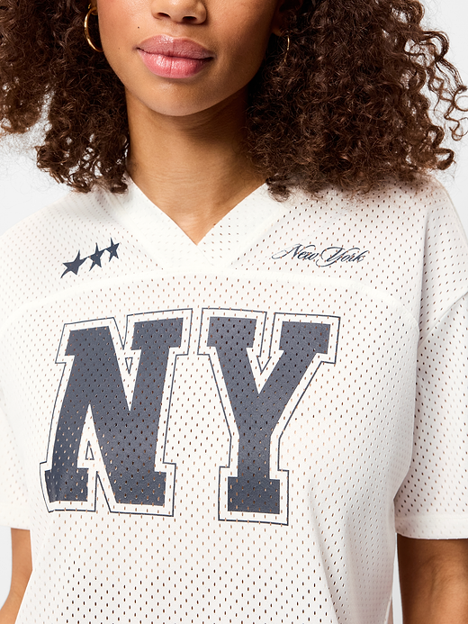 Old Navy Mesh Jersey Football Top — photo 5