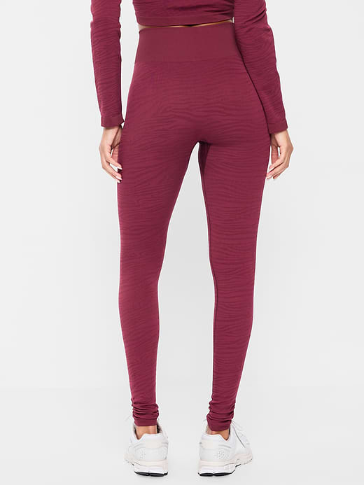 Old Navy High-Waisted Seamless Jacquard Leggings — photo 3