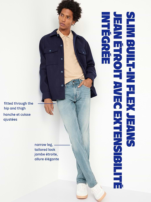 Old Navy Slim Built-In-Flex Jeans — photo 6