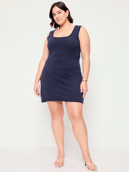 Old Navy SoSoft Lite Pointelle Sweater Dress — photo 9