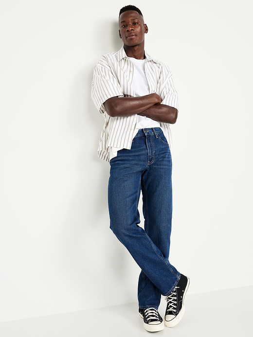 Old Navy 90's Straight Built-In Flex Jeans — photo 5