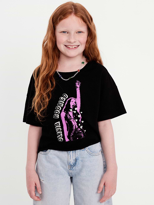 Old Navy Olivia Rodrigo™ Cropped Graphic T-Shirt for Girls