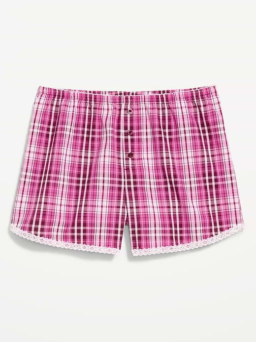 Old Navy Classic Poplin Boxer Pajama Shorts — photo 5