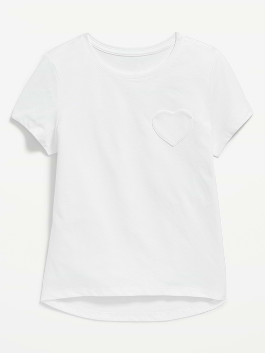 Old Navy Softest Heart-Pocket T-Shirt for Girls — photo 1