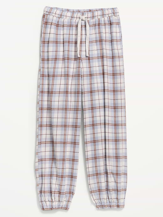 Old Navy Cinched Flannel Balloon Pants — photo 5