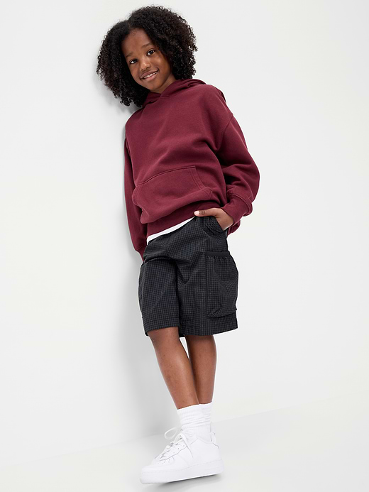 Old Navy Below Knee Super Baggy Ripstop Cargo Shorts for Boys — photo 4