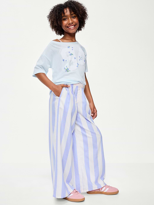 Old Navy Pull-On Loose Twill Pants for Girls — photo 4