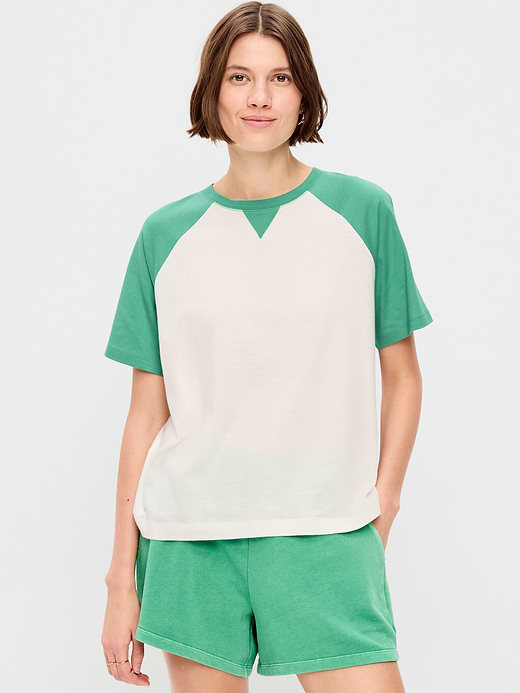 Old Navy Vintage Crew-Neck Raglan T-Shirt