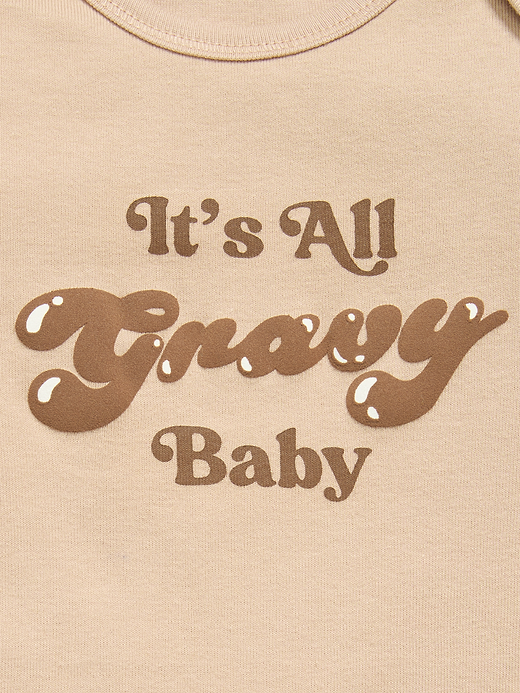 Old Navy Long-Sleeve Graphic Bodysuit for Baby — photo 3