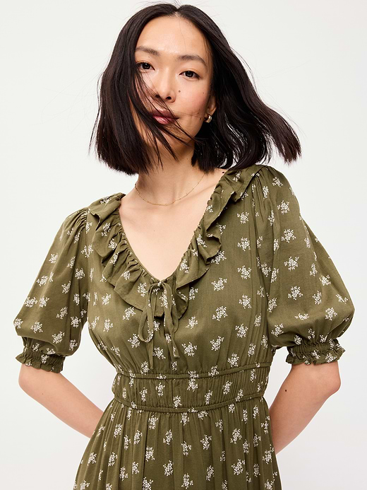 Old Navy Ruffle-Collar Boho Maxi Dress — photo 6