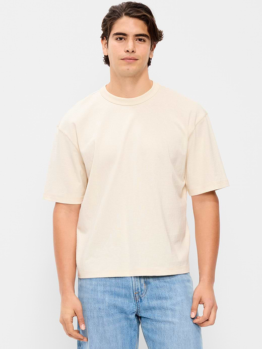 Old Navy Garment-Dyed Heavyweight Cropped T-Shirt — photo 1