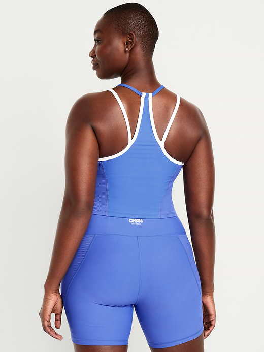 Old Navy Light Support PowerSoft Longline Sports Bra — photo 7