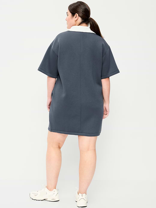 Old Navy Bounce Fleece Short-Sleeve Polo Dress — photo 5