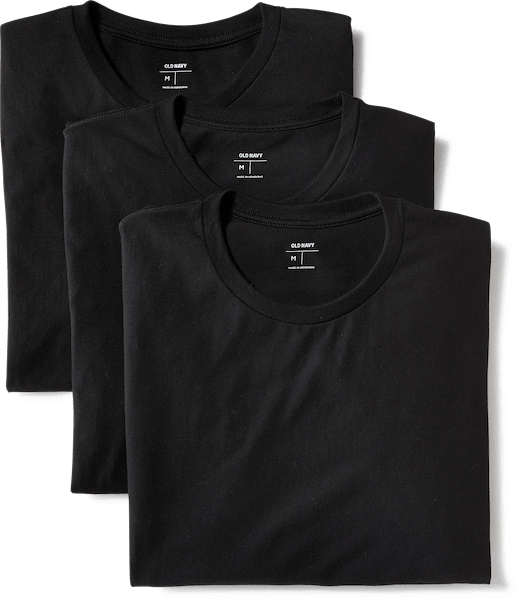 Old Navy Go-Dry Crew-Neck T-Shirts 3-Pack — photo 1