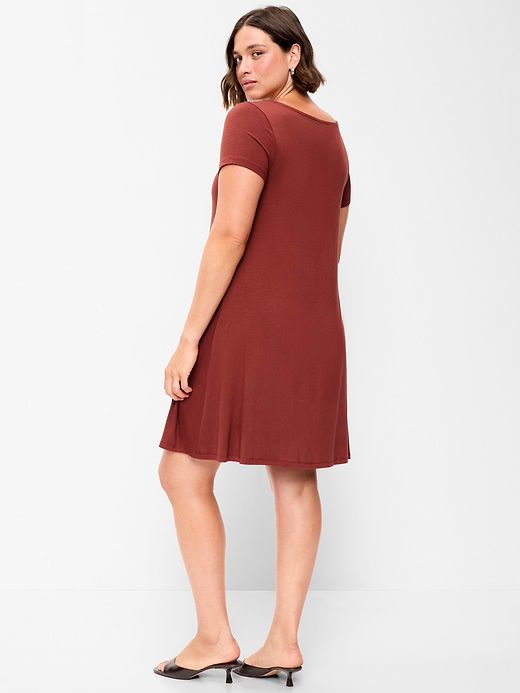 Old Navy Short-Sleeve Mini Swing Dress — photo 8