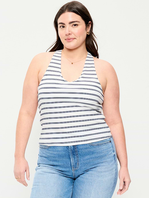 Old Navy Ribbed Loop-Back Halter Top — photo 5