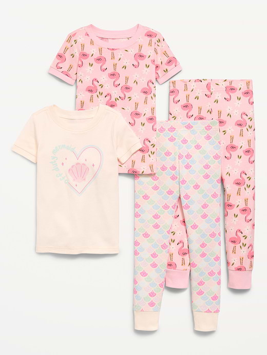 Old Navy Printed Snug-Fit Pajama 4-Piece for Toddler & Baby — photo 1