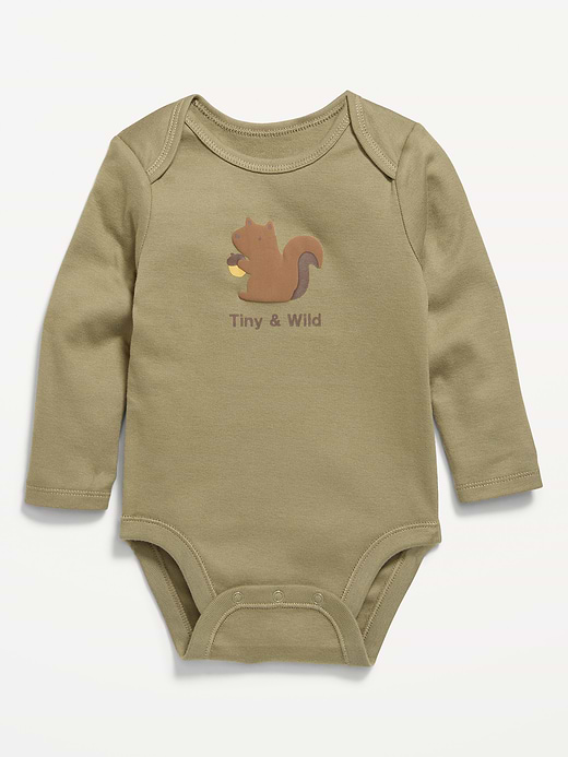 Old Navy Long-Sleeve Graphic Bodysuit for Baby — photo 1