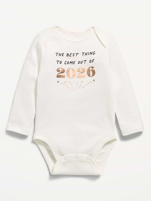 Old Navy Long-Sleeve Graphic Bodysuit for Baby — photo 1