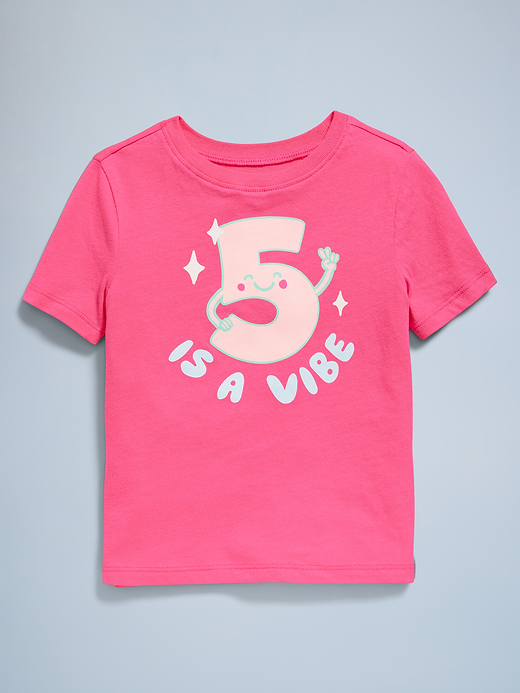 Old Navy Birthday Graphic T-Shirt for Toddler Girls — photo 1