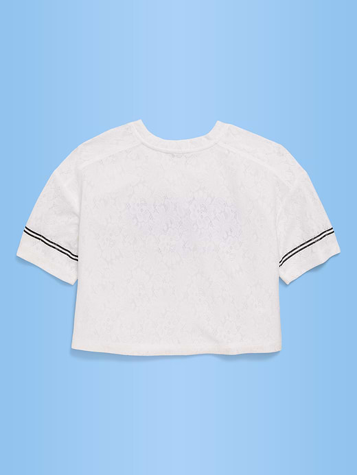 Old Navy FIFA World Cup 26™ Germany Boxy Lace V-Neck T-Shirt for Girls — photo 3