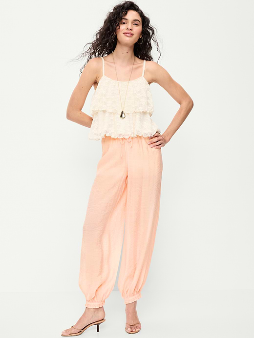 Old Navy High-Waisted Sheer Chiffon Harem Pants