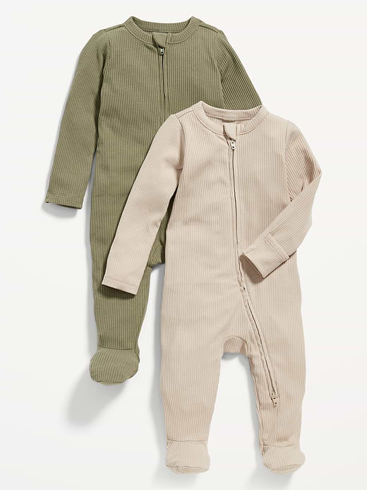 Old Navy 2-Way-Zip Sleep & Play Footed One-Piece 2-Pack for Baby — photo 1