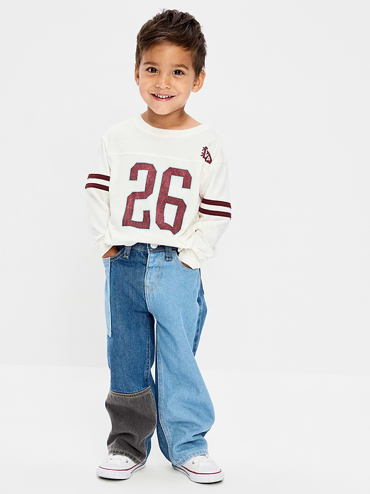 Old Navy Baggy Patched Jeans for Toddler Boys — photo 1