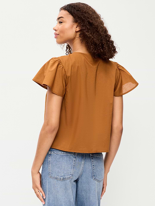 Old Navy Short-Sleeve Embroidered Trousseau Top — photo 3