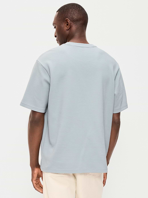 Old Navy Loose Short-Sleeve Textured Waffle T-Shirt — photo 3