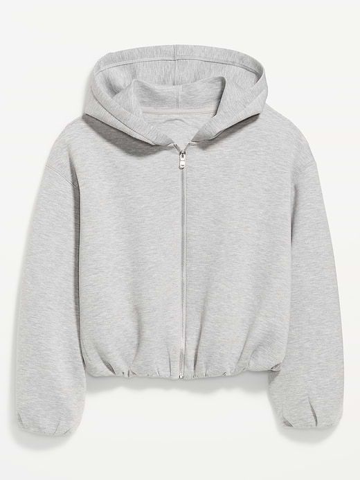 Old Navy Bounce Fleece Bubble-Hem Hoodie Sweatshirt — photo 6