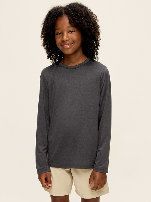 Old Navy CloudMotion Long-Sleeve Performance T-Shirt for Boys — photo 1