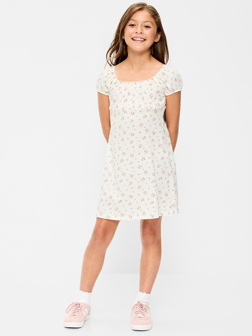 Old Navy Printed Fit and Flare Dress for Girls — photo 1