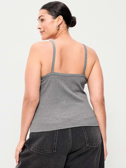 Old Navy Button-Front Cami Tank Top — photo 8