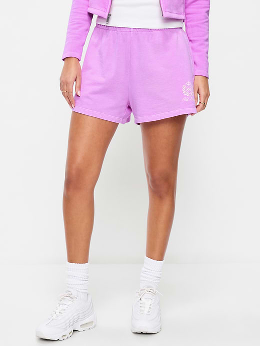 Old Navy High-Waisted Loose Logo Shorts -- 3-inch inseam — photo 3