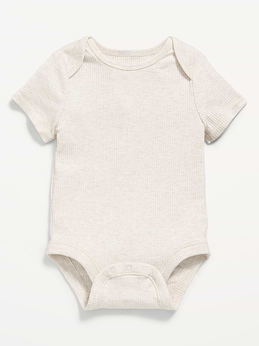 Old Navy Unisex Short-Sleeve Rib-Knit Bodysuit for Baby — photo 1