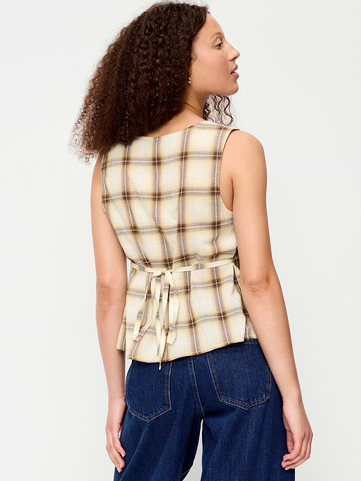 Old Navy Sleeveless V-Neck Tie-Back Top — photo 3