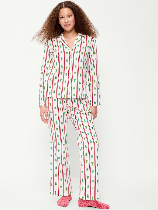 Old Navy Printed Flannel Pajama Pant Set for Women — photo 1