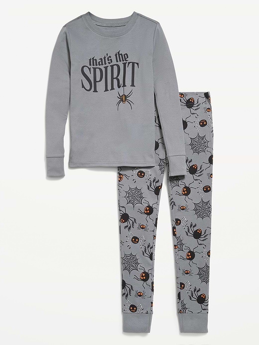 Old Navy Gender-Neutral Snug-Fit Graphic Pajama Set for Kids — photo 1