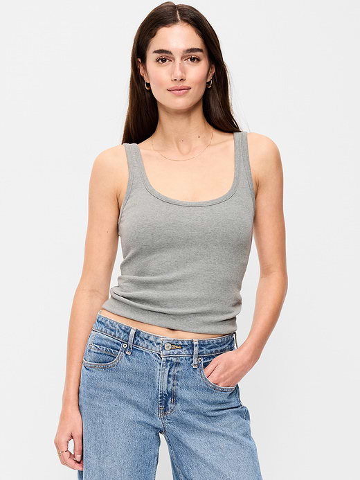 Old Navy First-Layer Ribbed Scoop-Neck Tank Top — photo 1