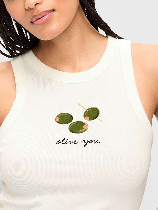 Old Navy Crop Ribbed Tank Top — photo 4
