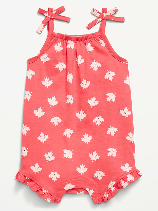 Old Navy Printed Sleeveless Tie-Strap Romper for Baby