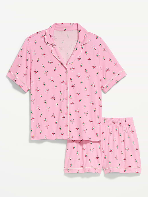 Old Navy Sunday Sleep Knit Jersey Short Set — photo 4